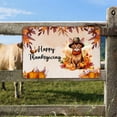 thumbnail image 2 of Happy Thanksgiving Abyssinian Welcome Thankful Fall Autumn Pumpkin Horizontal Metal Aluminum Sign Cat Lover Kitten Owner Gifts Wall Art Home Decor - 02021, 2 of 5