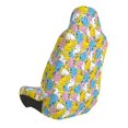 thumbnail image 4 of Lsque Colorful Duck Pattern Car Seat Covers for Front Seats , Waterproof Seat Covers for Cars, Sporty Front Seat Covers,Car Seat Cover Protector Front Seats, 4 of 5