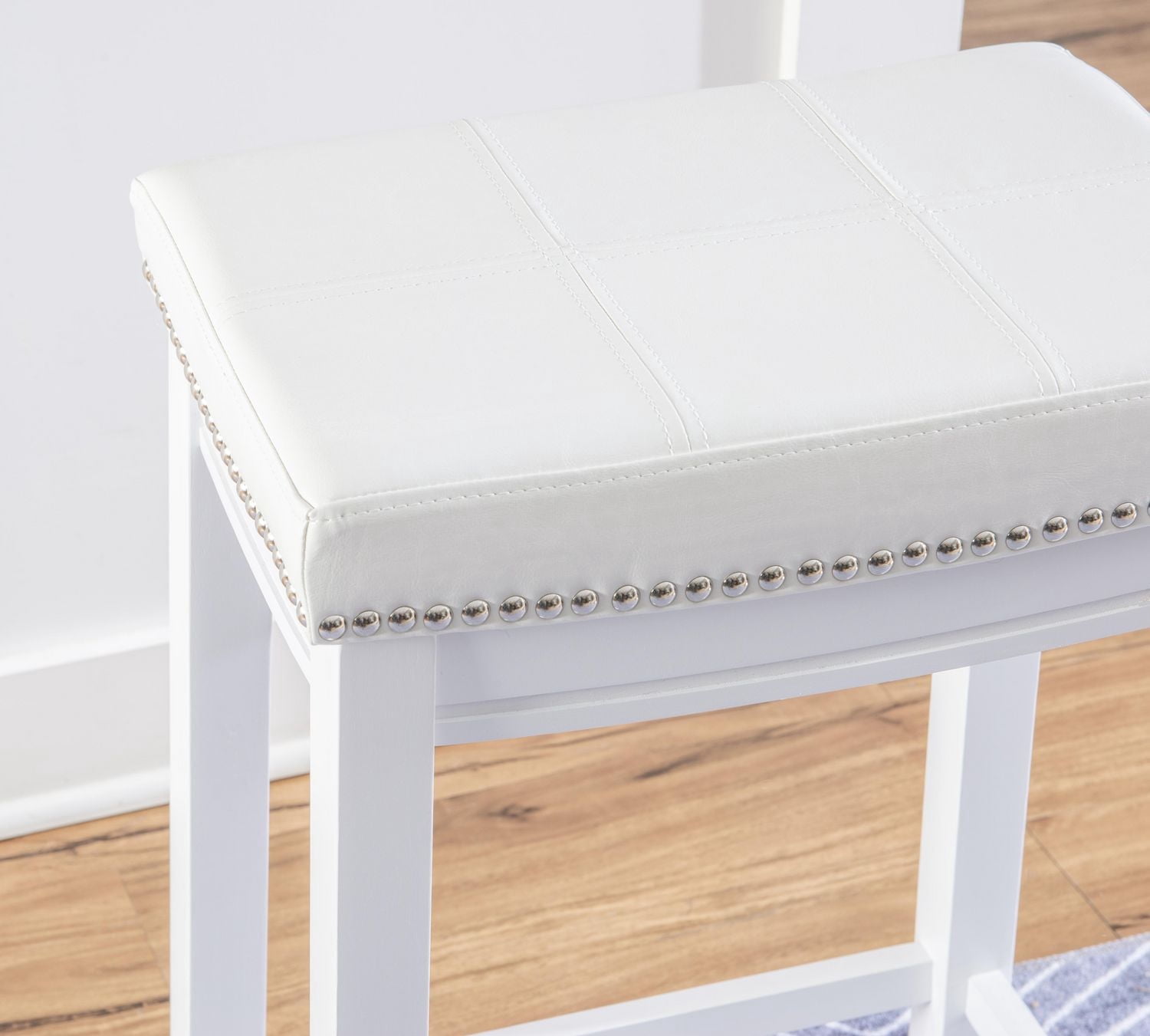 Warren White Barstool