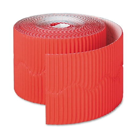 Inlay Border - Pacon Flame Red Border Roll: 2.25 inches x 50 feet
