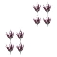 thumbnail image 2 of ZheElen 4pcs Long-lasting Durability Artificial Flowers For Decoration With Realistic red lotus 2Set, 2 of 6