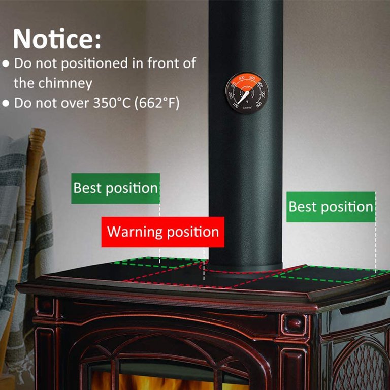 Wood Burning Stove Fan 4-Blade Quiet Fireplace Fans Wood Burning Stoves for  Home Heating/Wood/Log, Circulating Warm Air Saving Fuel Efficiently,  Increases 80% More Warm Air Than 2 Blade Fan(Black) - Walmart.com