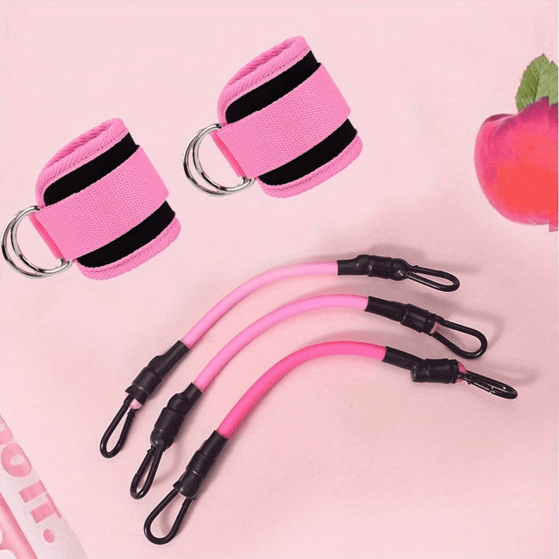 3pcs ankle resistance bands, resistance bands for leg butt training, home gym exercise equipment for men and women, for toning the buttocks and leg muscles