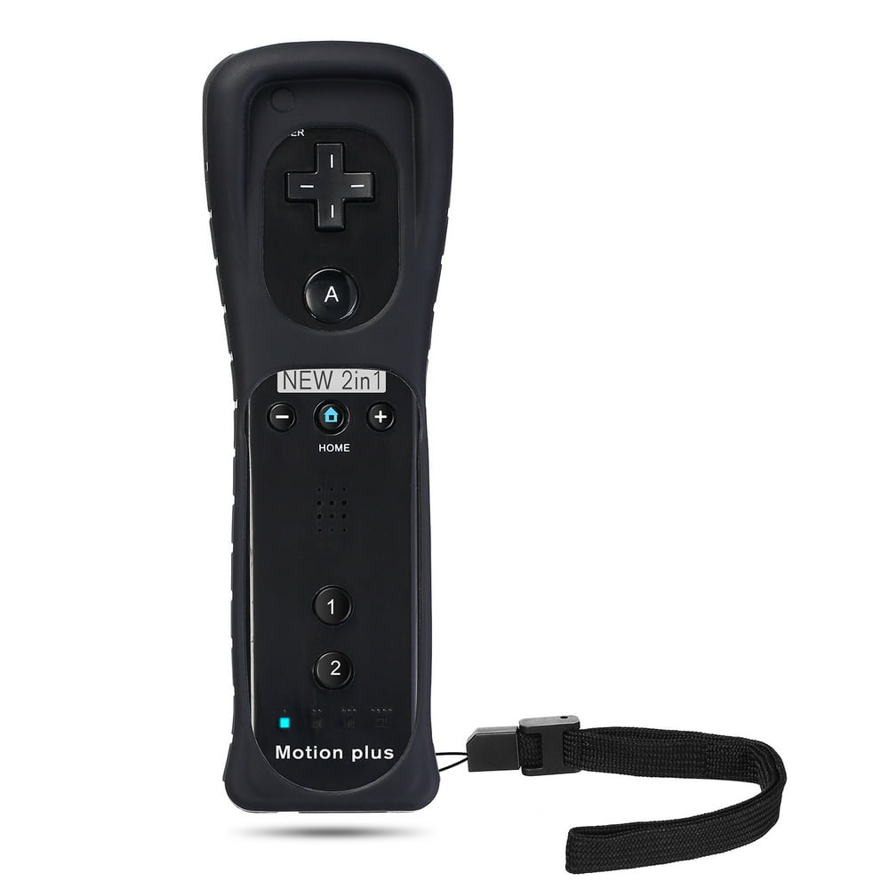Motion Plus Remote Controller For Nintendo Wii / Wii U Console Video Games Black