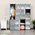 thumbnail image 3 of Topbuy 20 Cube Clothes Organizer Storage Cubes Portable Wardrobe Bedroom Storage Cubby, 3 of 9
