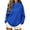 5# Blue, variant on Womens Mock Neck Sweatshirt Oversized Pullover Turtleneck Long Sleeve With Pocket Tops 2026 Fall Winter Fashion Clothes