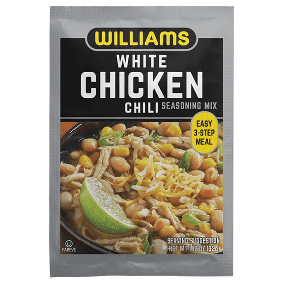 Williams Chili Seasoning, Chicken, 1.2 oz