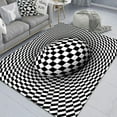 thumbnail image 1 of 3d Vortex Illusion Carpet Entrance Door Floor Mat Abstract Geometric Optical Doormat Non-slip Floor Mat Living Room Decor Rug-week, 1 of 4