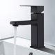 thumbnail image 3 of Grifo para Lavabo de Baño CHAO Montaje en Cubierta Negro Mate, 3 of 5