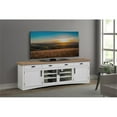 thumbnail image 3 of Bowery Hill Wood White TV Console Rectangular Adjustable 92", 3 of 3