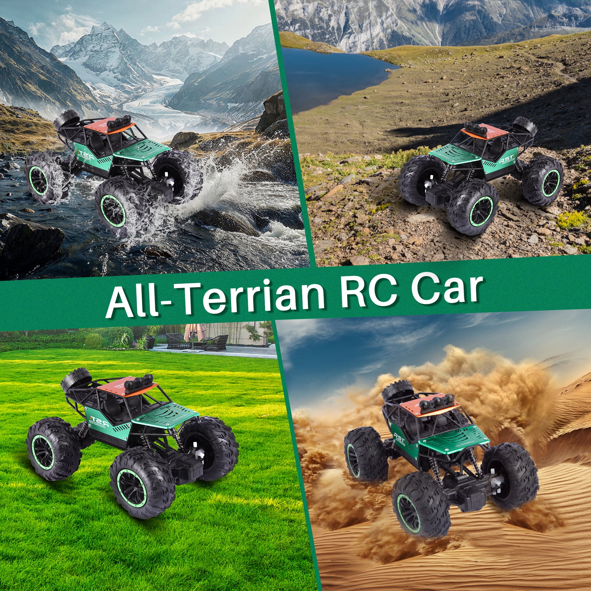 UUGEE Remote Control Cars Toys for Boys, RC Car 2.4GHz 1:18 High Speed Monster Truck, Vehicle Toys Christmas Birthday Gifts for 8-12 Kids