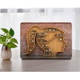 thumbnail image 4 of KSK KAISHEK Plastic Protective Case Hard Cover for 2022/2021/2020/2019/2018 Rel. Newest MacBook Air 13 inch Retina Display and Touch ID Model: A1932 A2179 A2337 m1 Wood grain A 12, 4 of 5