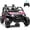 Pink, variant on Joyracer 24 Volt Ride on Toys , 4WD 2-Seater Power Car Wheels, Electric Car for Kids with Remote Control, Music & Bluetooth, LED Lights, Rear Storage Box, Pink