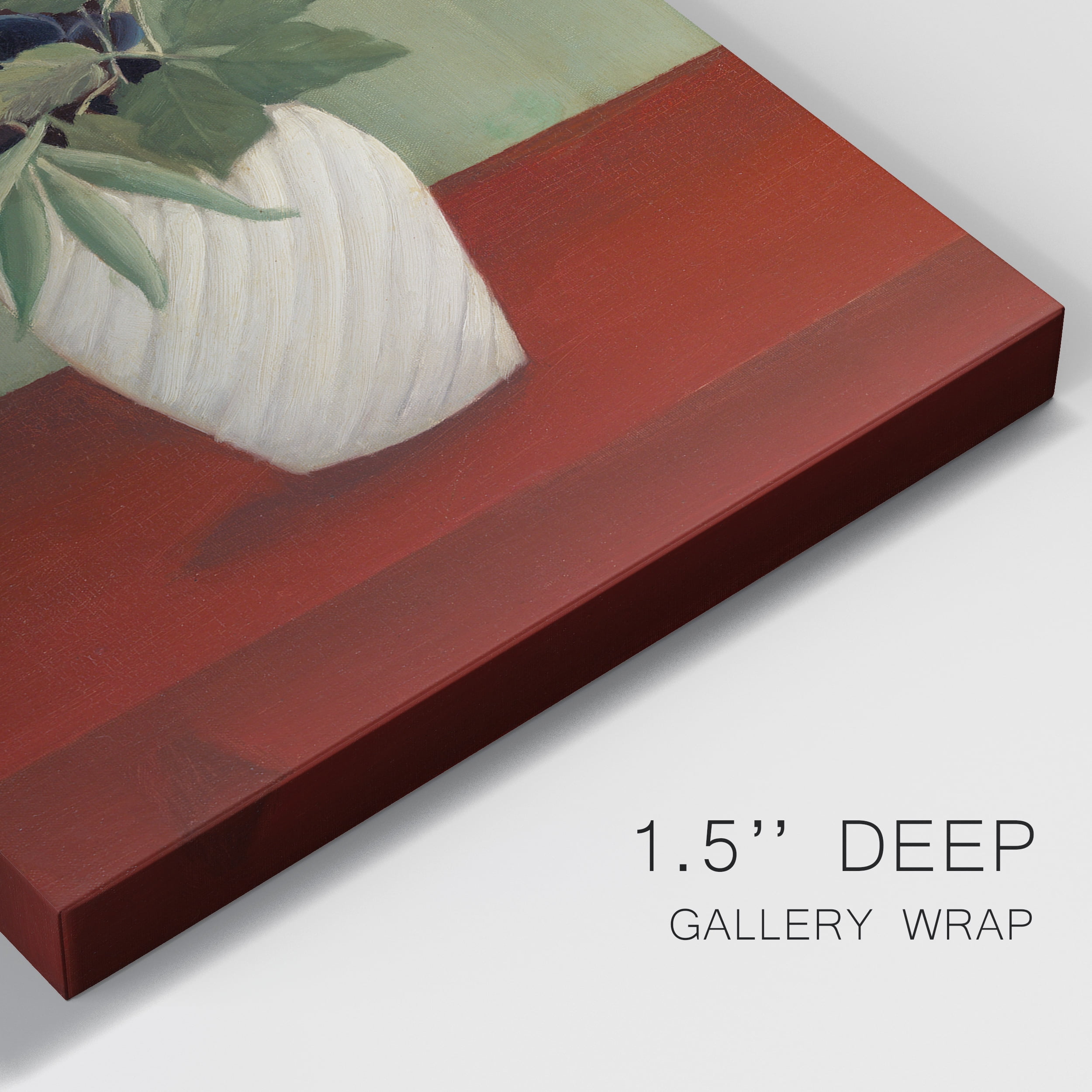 Bouquet of Flowers with China Asters and Tokyos Premium Gallery Wrapped Canvas - Ready to Hang - 40 x 60