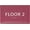 Burgandy, variant on ADA CENTRAL SIGNS - 6" X4" Floor 2 Sign - ADA Compliant Tactile Graphics Grade 2 Braille Text | Wall Mount Plastic Directional Assistance, Floor Number Sign for Office, Schools, Hospitals, Apartments