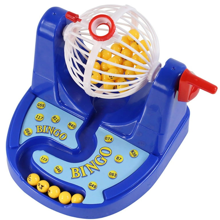 Bingo Cage Table Game Ball Desktop Family Machine Children