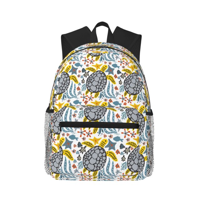 Fotbe Sea Turtle Mochila Ligera Casual para Laptop para Hombres y Mujeres, Mochila Impermeable de Uso Diario, Mochila para Universidad