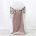 thumbnail image 2 of Balsa Circle Dusty Rose Extra Velvet Chair Sash Party Dinner Birthday Decorations, 2 of 3