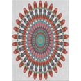 thumbnail image 1 of Ahgly Company Indoor Rectangle Patterned Cherry Red Novelty Area Rugs, 6' x 9', 1 of 6