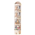 thumbnail image 2 of Vertical Toy Storage Tube Transparent Stuffed Animal Organizer With Lid Buckle PP Kids Home Textile Storage Container 4 Layer Design, 2 of 3