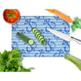 thumbnail image 2 of Caroline's Treasures Beach Watercolor Anchors Glass Cutting Board Large, 2 of 2