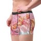 thumbnail image 2 of Balery Abstract Pink Gold Splash Calzoncillos bóxer para hombre, ropa interior de algodón suave y transpirable con cinturilla de nailon-X-Large, 2 of 5