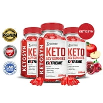 (3 Pack) Ketosyn Keto Extreme ACV Gummies 2000mg Dietary Supplement 180 Gummys