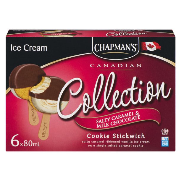 Chapman's Ice Cream Chapman's Salty Caramel Stickwich Walmart.ca