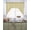 Light Yellow, variant on Beige Pure Color Swag Curtains for Living Room/Bedroom Windows, Aesthetics Contemporary Modern Kitchen Curtains and Valances Set 36 Inch Length, Light Filtering Swags Valance Curtain Panels