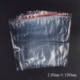 thumbnail image 2 of Plastic Zip Lock Bags Resealable Packaging Bags Top Seal Self Seal Bag Rectangle Red 19x13cm Unilateral Thickness: 1.3 Mil(0.035mm), 2 of 2