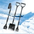thumbnail image 6 of Snow Shovel​ Portable Detachable Metal Handle Black Durable Snow Shovel Head Convenient Use and Storage Outdoor Travel Car Snow Removal Tool, 6 of 9