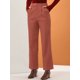 thumbnail image 2 of Pantalones de pana Allegra K mujer elásticos cintura alta sueltos largos rectos marrón XL, 2 of 6