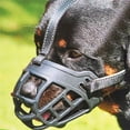 thumbnail image 2 of Roofei Chien Masques Chien Bouche Réglable Compression Anti-morsure Silicone Chien Chien Bouche Chien Masque Formation Chien Pet Fournitures Noir 1-5 #, 2 of 8