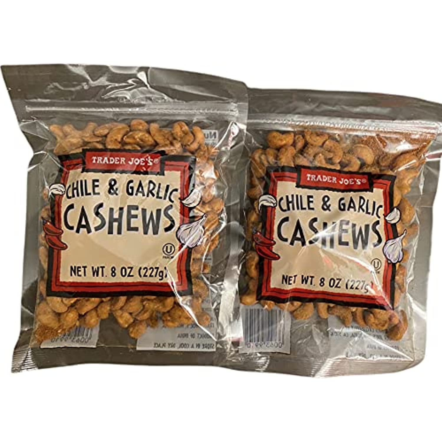 TJ Chile & Garlic Cashews (Pack Of 2)