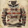 thumbnail image 5 of Sudadera con capucha y estampado vintage para hombre, estilo étnico, para otoño e invierno, ropa informal de gran tamaño para hombre, jersey de calle diario, 5 of 5