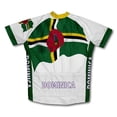 thumbnail image 2 of Dominica Flag Short Sleeve Cycling Jersey  for Men - Size M, 2 of 3