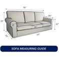 thumbnail image 6 of Stretch Sofa Slipcover Spandex Non-Slip Soft Couch Sofa Cover, Washable Furniture Protector with Anti-Skid Foam and Elastic Bottom for Kids, Pets OversizedSofa, 6 of 7