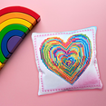thumbnail image 3 of Diamond Dotz Kits - Love Rest Mini Pillow, Partial Drill, Round Dotz, Diamond Painting Kits, Diamond Art Kits for Adults, Valentines Diamond Painting,  Diamond Art, Diamond Dotz Kits, 7"x7", 3 of 6