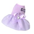 thumbnail image 4 of Greeniant Ropa para mascotas Bowknot chaleco gasa vestido disfraz regalo Ropa para mascotas Violeta XS Greeniant PT000262-31, 4 of 6