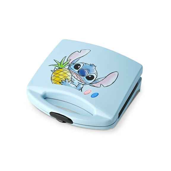 Disney Lilo & Stitch Sandwich Maker - Dual Sandwich Maker - Disney Kitchen Appliances - Features Non-Stick Cooking Plates - Panini Machine - Imprints Mickey Mouse Image