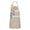 Brown Boho Geometric-2, variant on Brown Boho Geometric and Plant Pattern Apron-Garden Aprons for Women with Pockets-Cotton Linen Waterproof Kitchen Cooking Gardening Aprons Adjustable for Kitchen,Cooking,BBQ and Salon 33x27 Inch