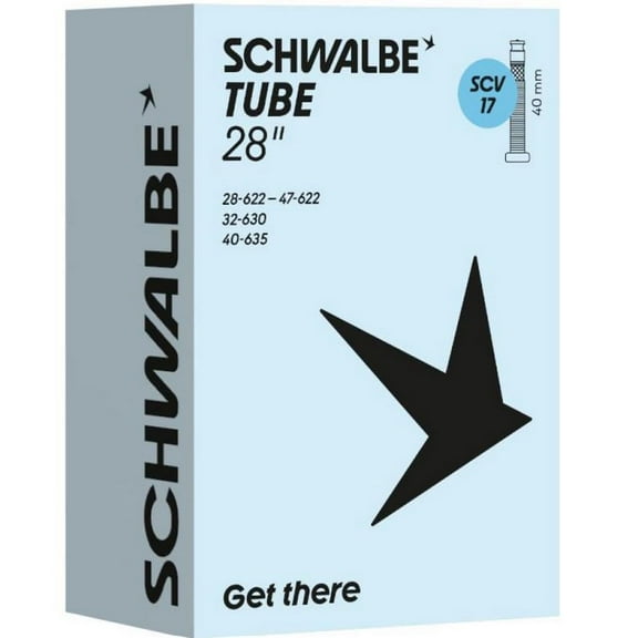 Schwalbe Bicycle Inner Tube SCV17 40 mm 28-47/622-635