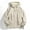 Khaki, variant on Hooded Men's Stitching Drawstring Hooded Slim Fashion Jacket Coat Outwear Zip-up Jacket