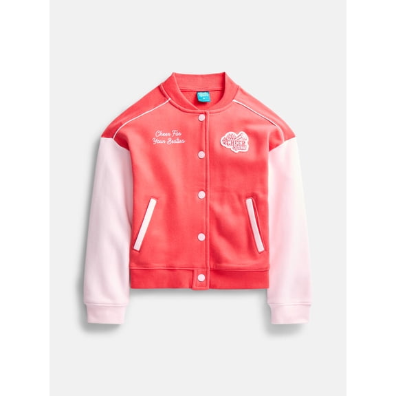 Wonder Nation Little Girls Bomber Jacket, Sizes 4-10