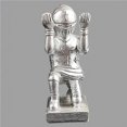 thumbnail image 4 of Portalápices De Caballero, Portalápices De Resina, Soporte Decorativo Para Bolígrafos De Soldado, Organizador De Resina Plateada, Decoración De Caballero Para Escritorio De Oficina En Casa Vogacara EL006960-00, 4 of 6