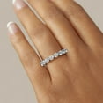 thumbnail image 4 of 2.50 CTW Round Brilliant Cut Eternity Wedding Ring 925 Silver, 4 of 5