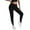 Black, variant on Chbgutlmr Joggers for Women High Waist Solid Color Fitting Comfy Track Pants Workout Running Trousers