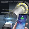 thumbnail image 3 of Toystoory Linterna para acampar al aire libre impermeable 100lm luz con mango bicicletas de emergencia luz trasera 2200mAh tienda potente linterna Iluminación y accesorios Toystoory HA074312-00, 3 of 6
