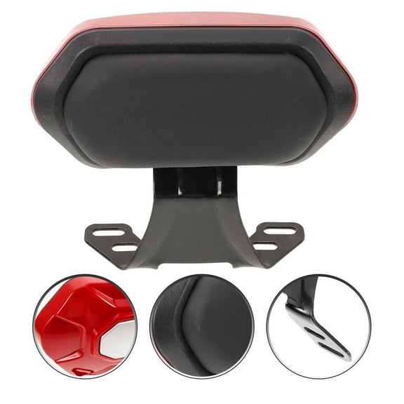 Raindrops  Motorcycle Backrest Covers Small Light Seat Cushion Man Red
