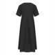 thumbnail image 5 of Vestido largo boho de manga corta con cuello en V y bolsillos para mujer: vestido de playa de poliéster con estampado floral para el verano, 5 of 5